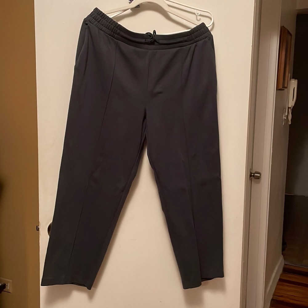 Hunter green drawstring pants